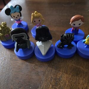 Disney McDonalds 70th Toys, Gold Castle, Vader, Kylo, Minnie